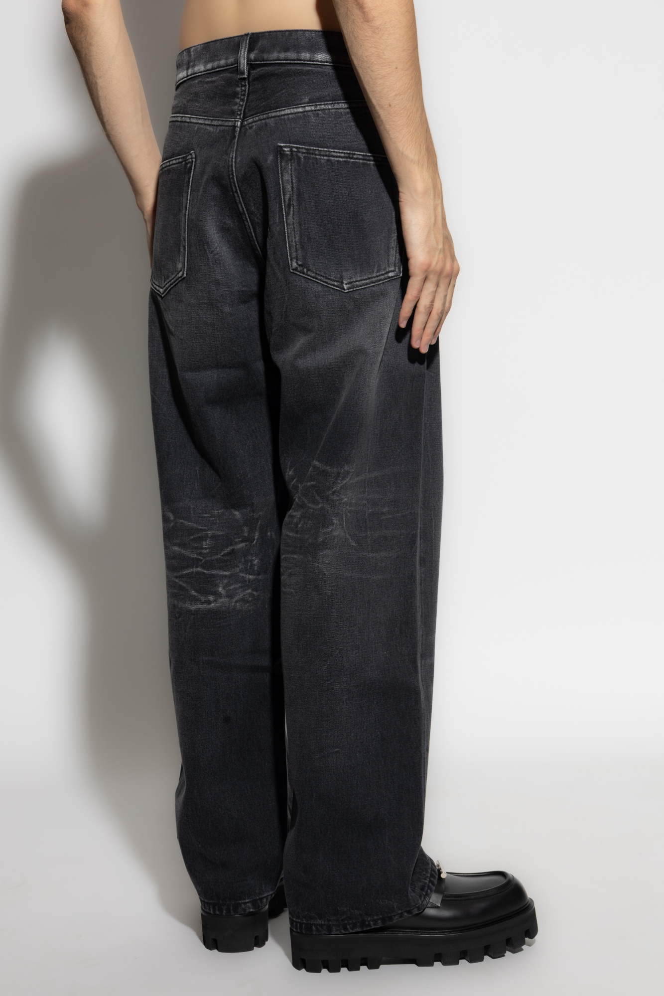 Black Straight-leg jeans Moschino - Vitkac AS